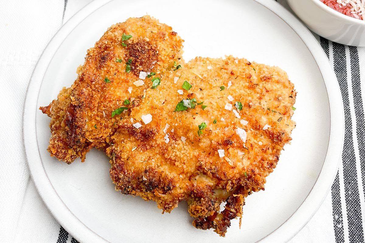Air Fryer Panko Chicken Thighs Boneless Or Bone In
