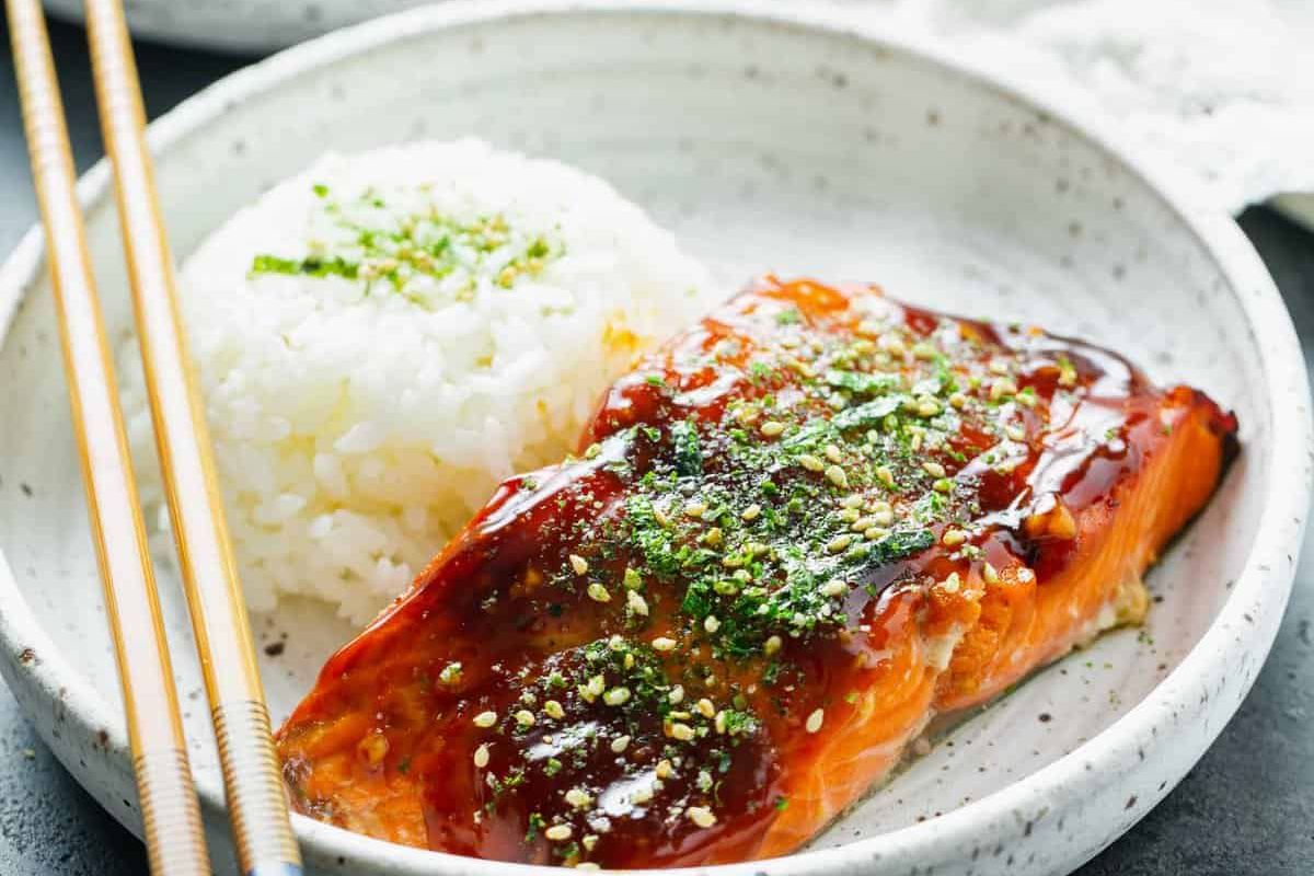 Air Fryer Teriyaki Salmon