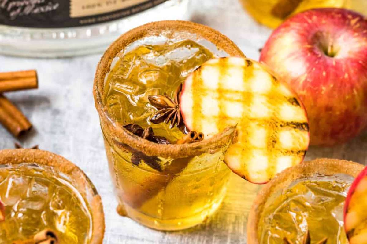 Apple Cider Margaritas Recipe. 