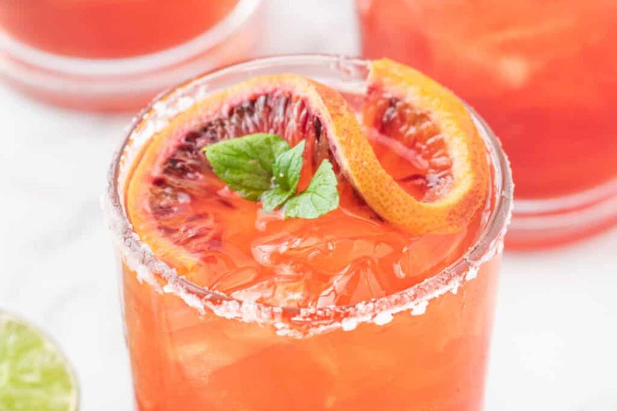 Blood Orange Margarita Recipe. 