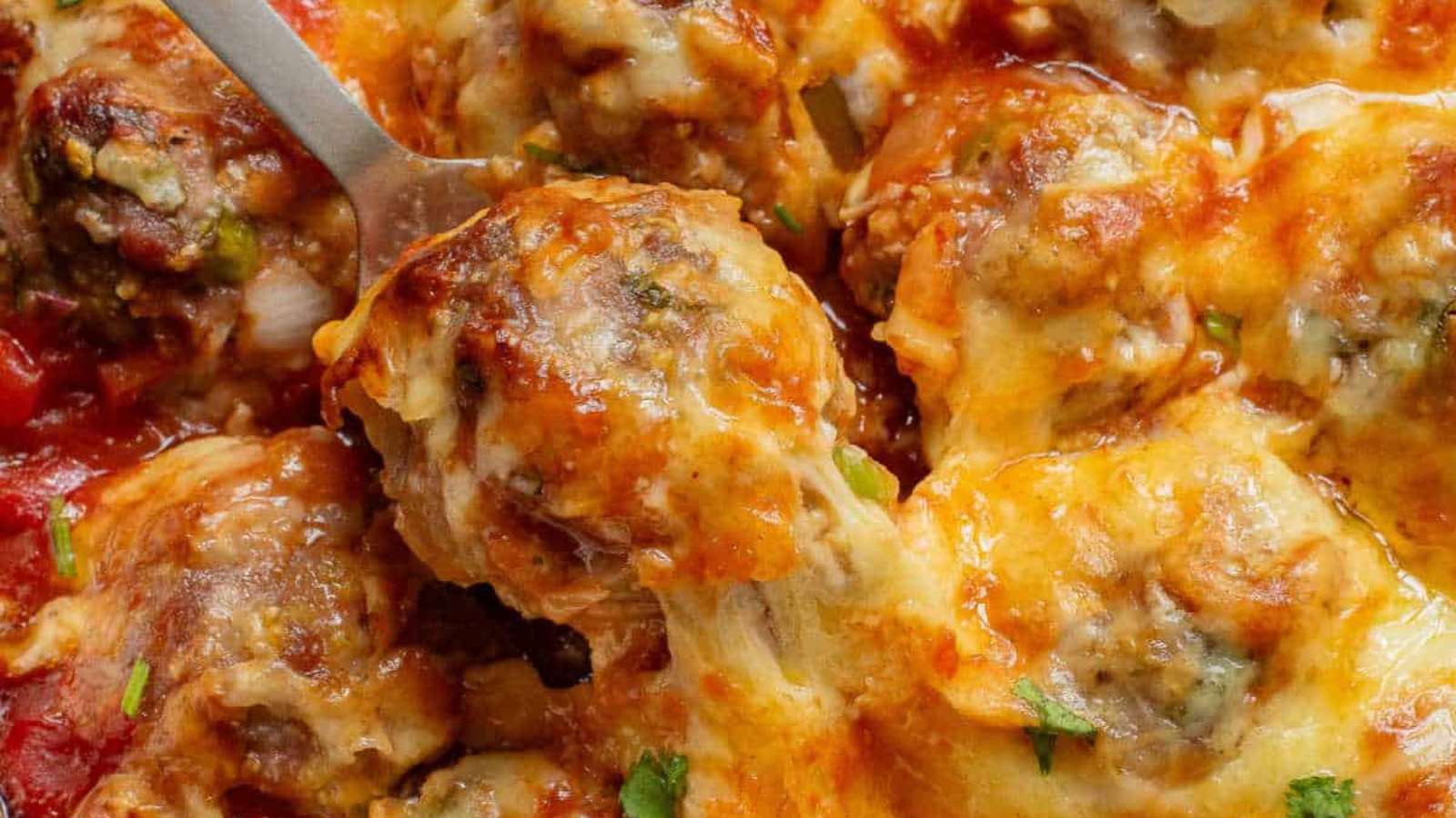 Baked Mexican Meatballs recipe by Busy Day Dinners.