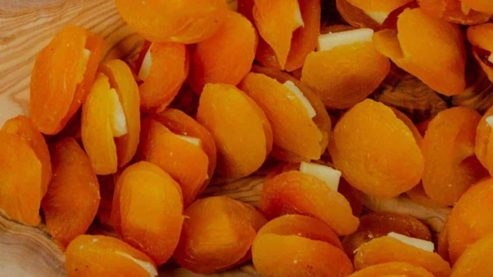 Cheese Stuffed Dried Apricots recipe by Cheerful Cook.