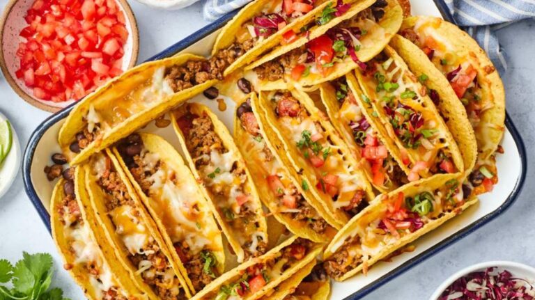 Cheesy Baked Tacos.