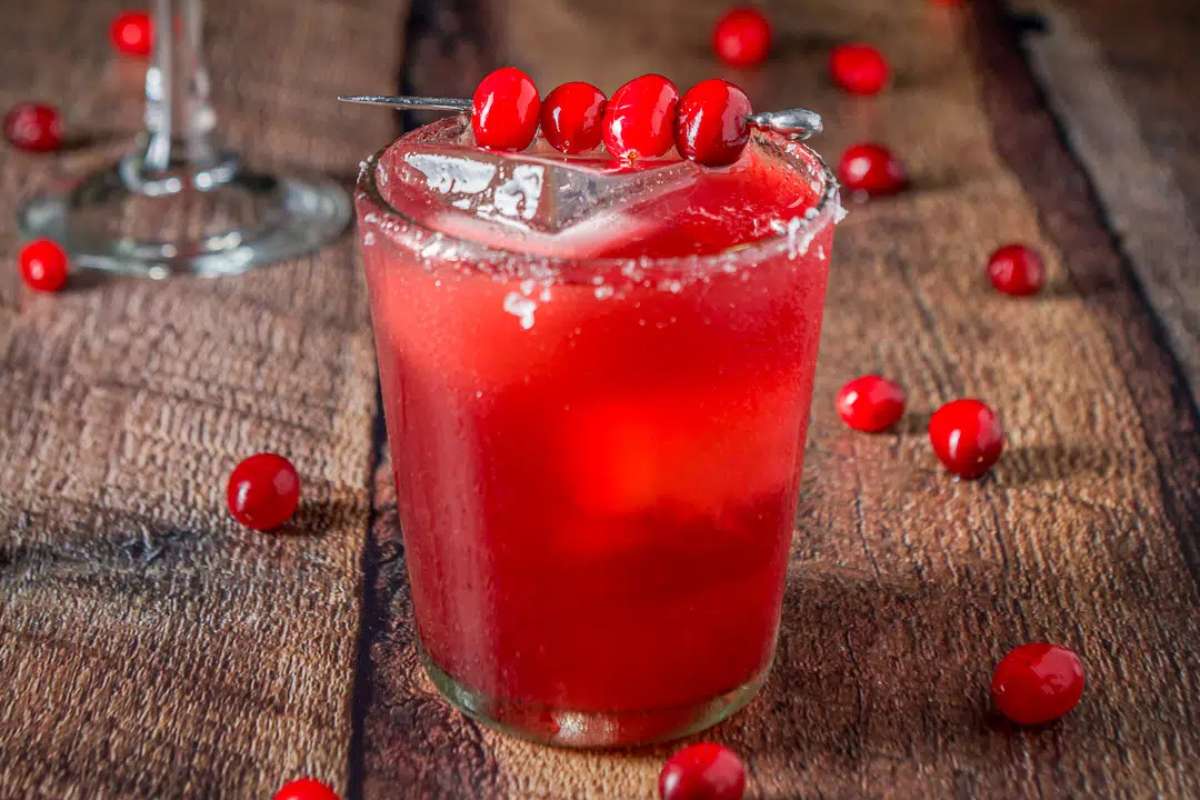 Cranberry Margarita. 