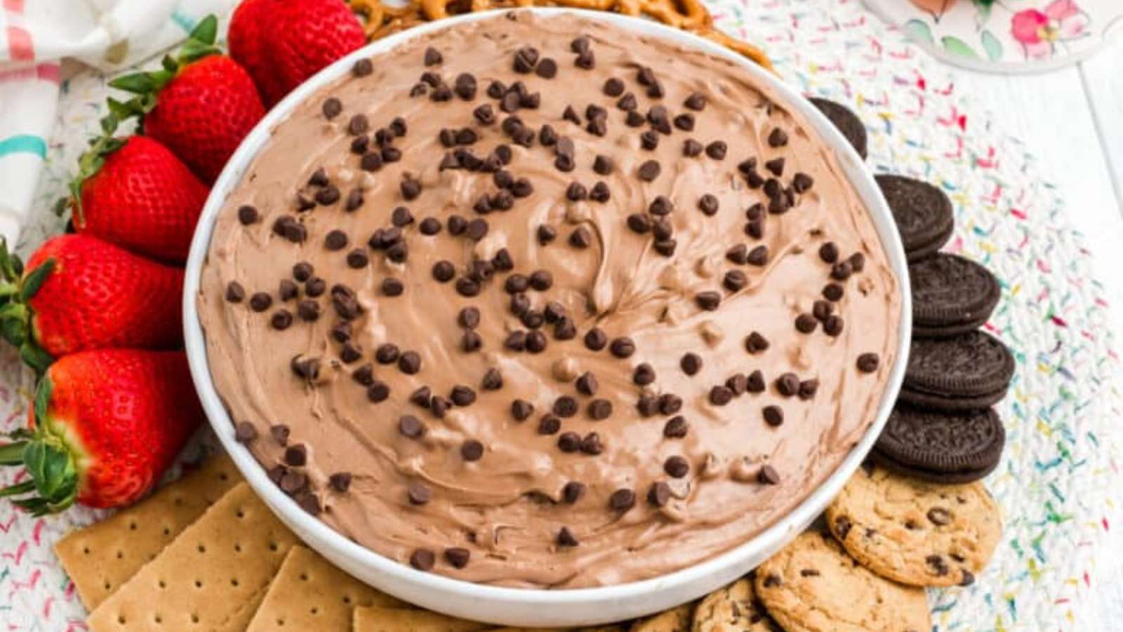 Brownie Batter Dip recipe by Crayons and Craving.