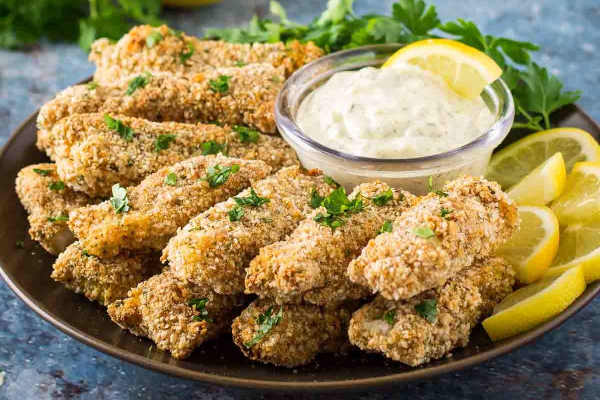 Crispy Air Fryer Fish Sticks