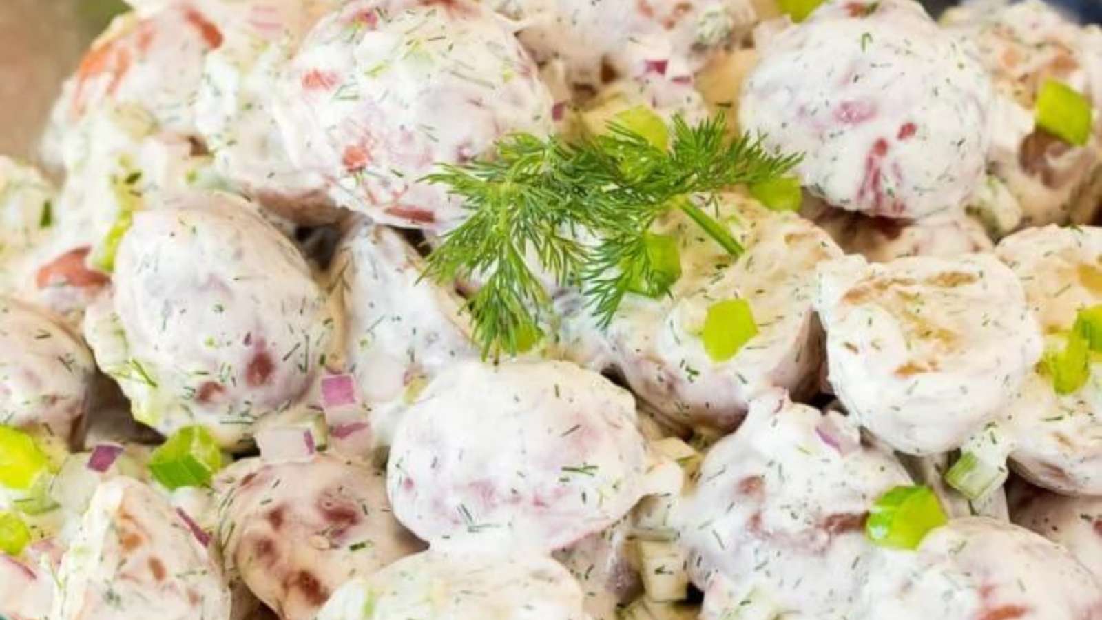 Dill Potato Salad recipe by Dinner at the Zoo.