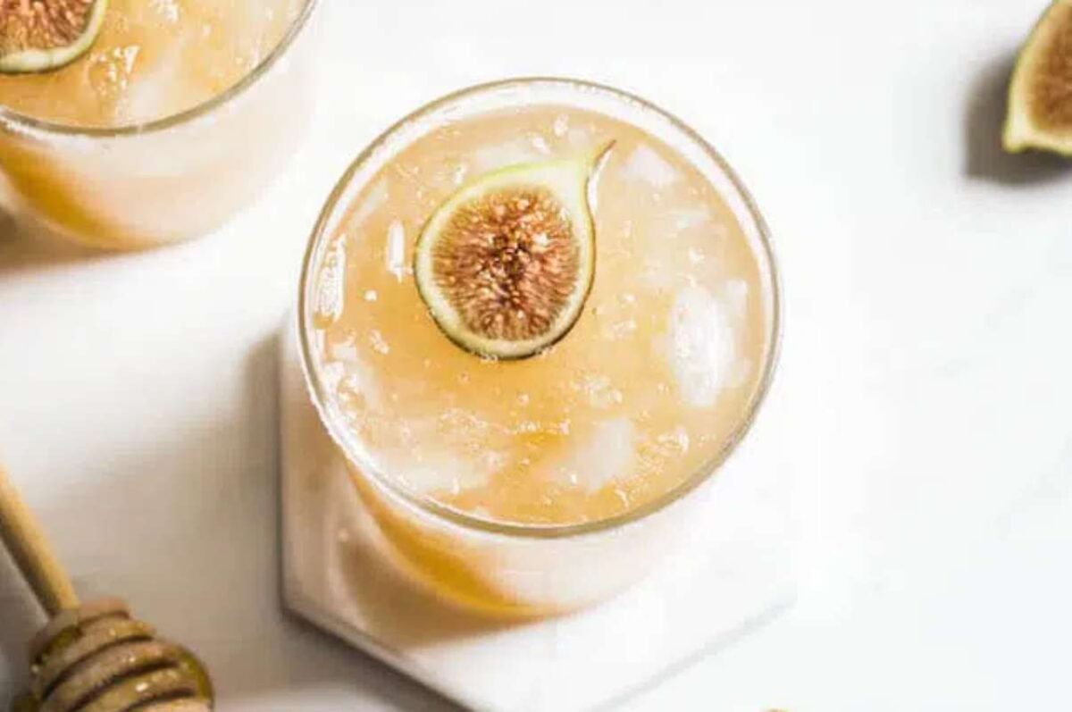 Fresh Fig Margarita. 