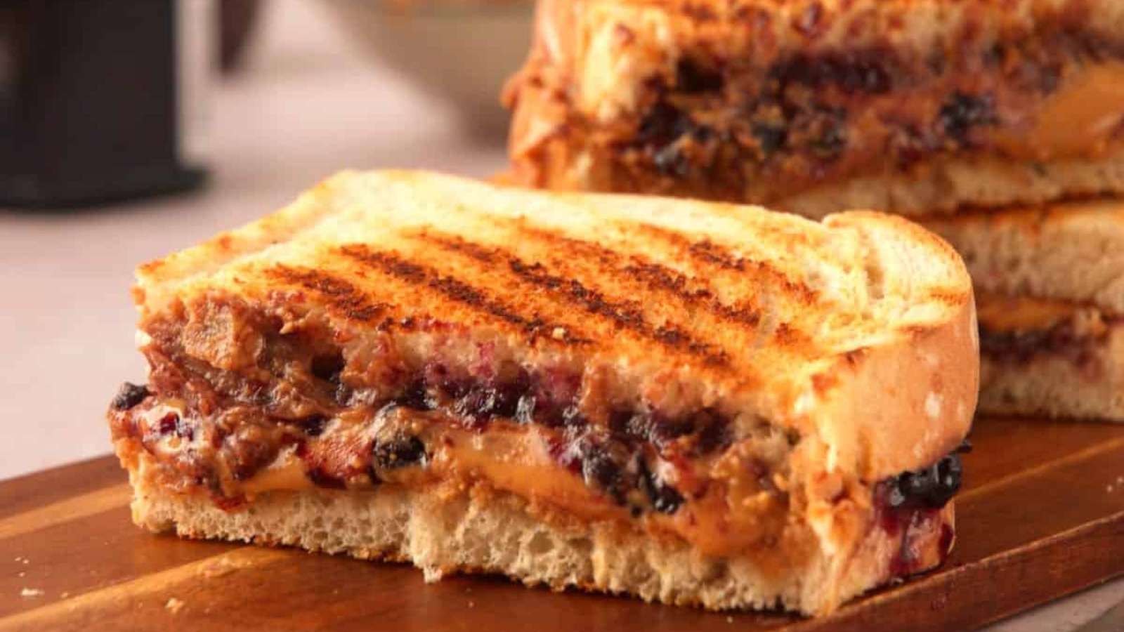 Grilled PBJ Sandwiches recipe by In the Kitch.