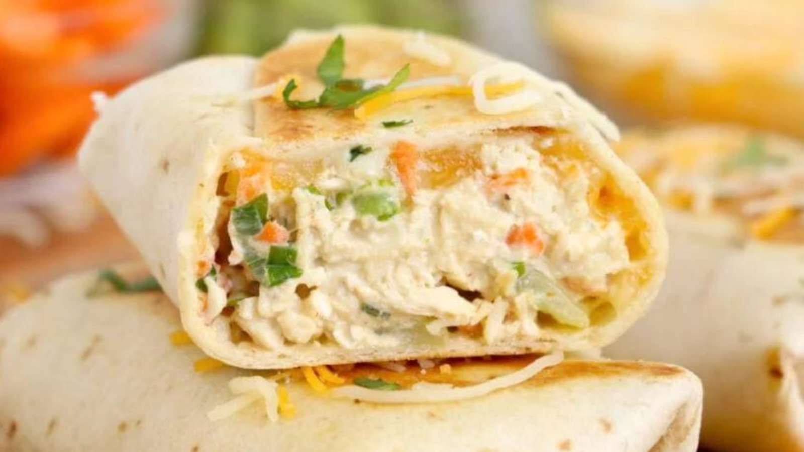 Easy Chicken Salad Snack Wraps recipe by Kitchen Divas.