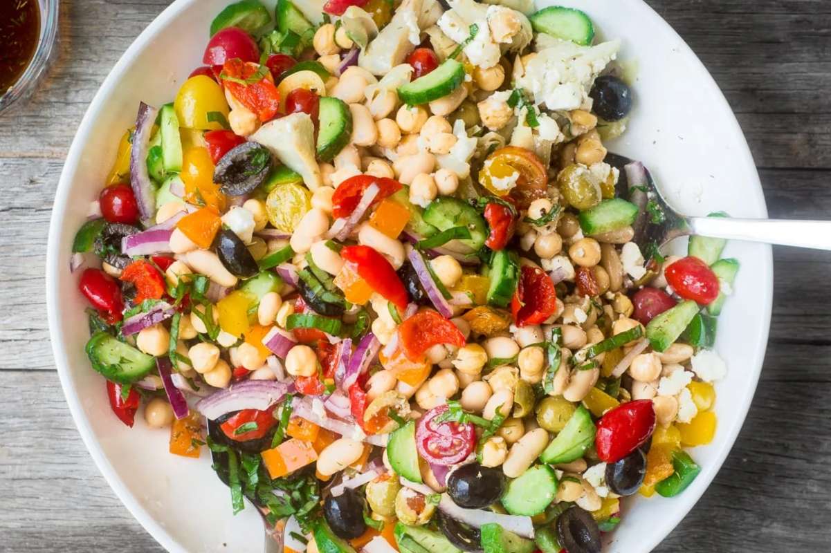 Mediterranean Bean Salad.