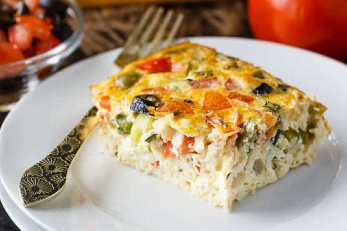 Mediterranean Brunch Bake. 