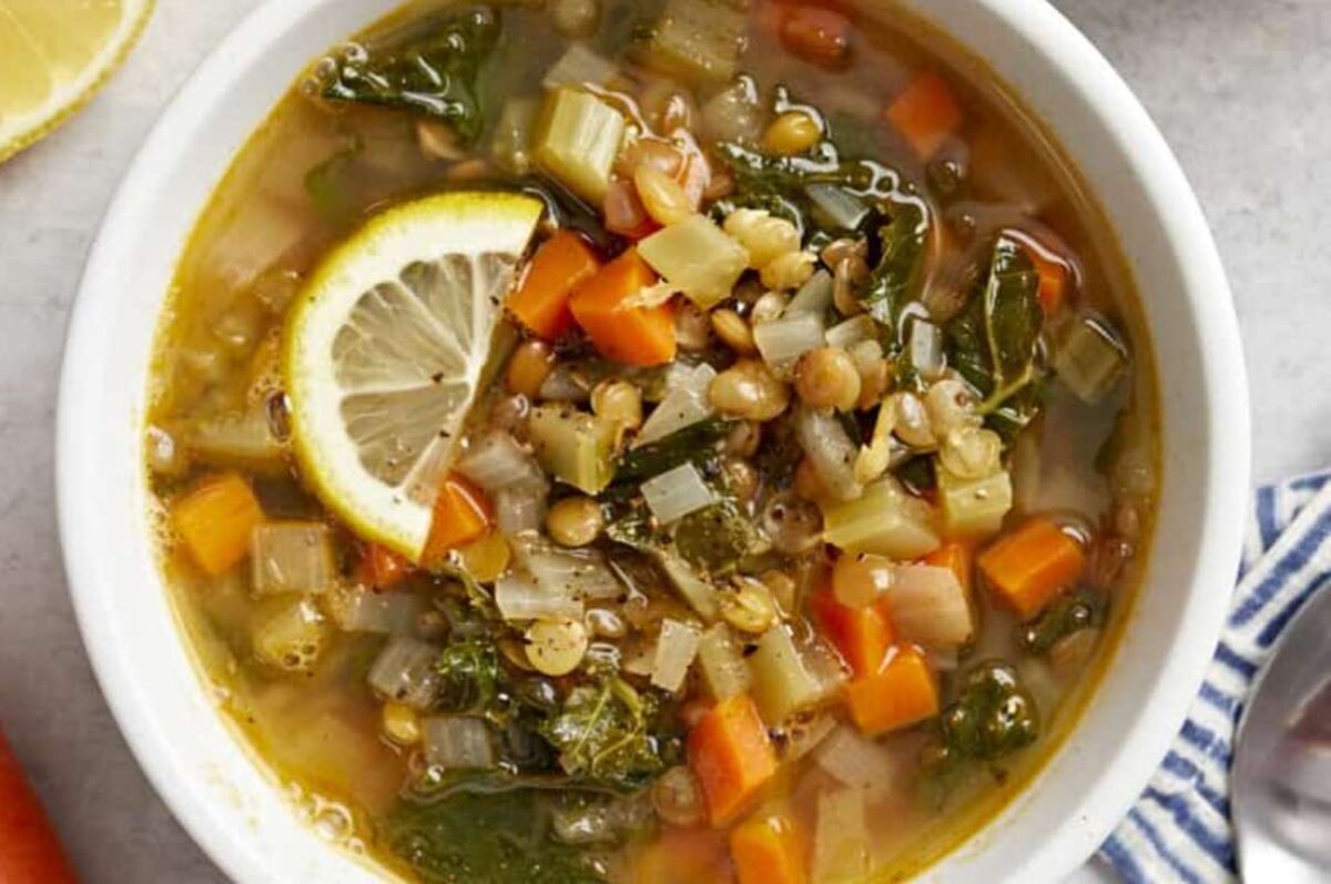 Mediterranean Lentil Soup.