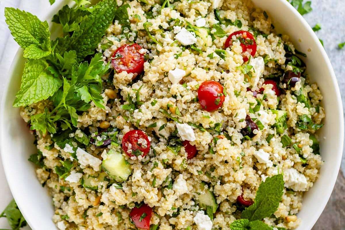 Mediterranean Quinoa Salad.