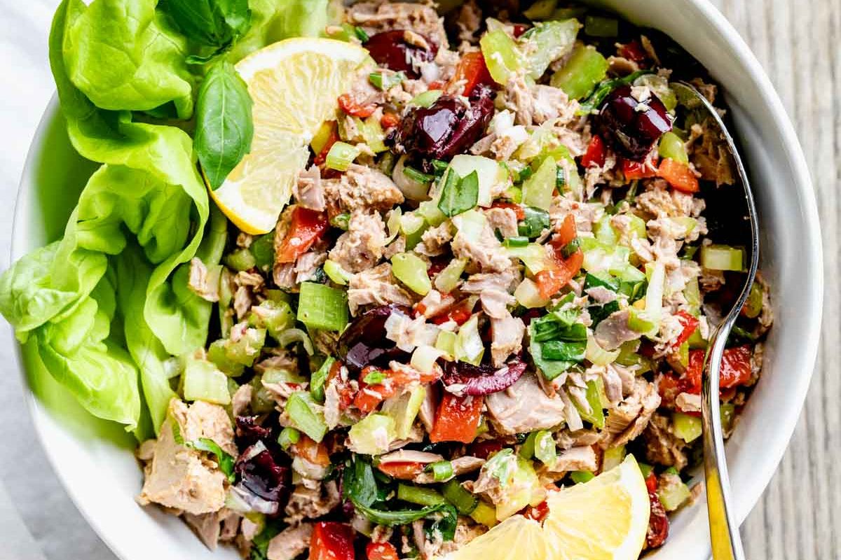 Mediterranean Tuna Salad. 