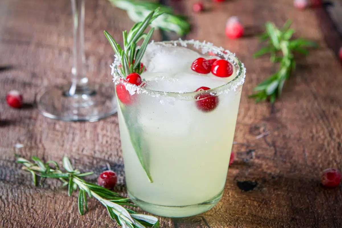 Mistletoe Margarita. 