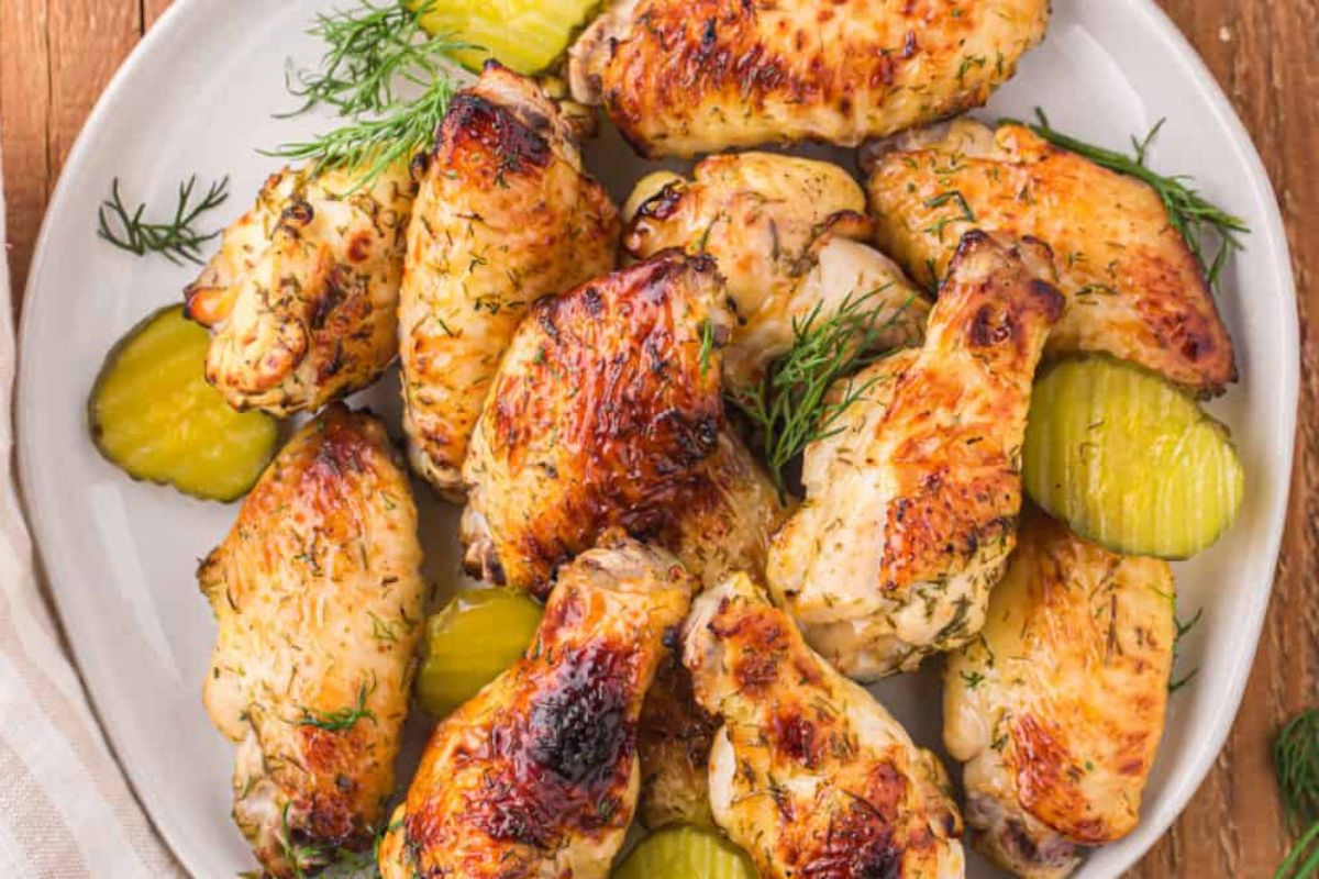 Pickle Brined Chicken Wings
