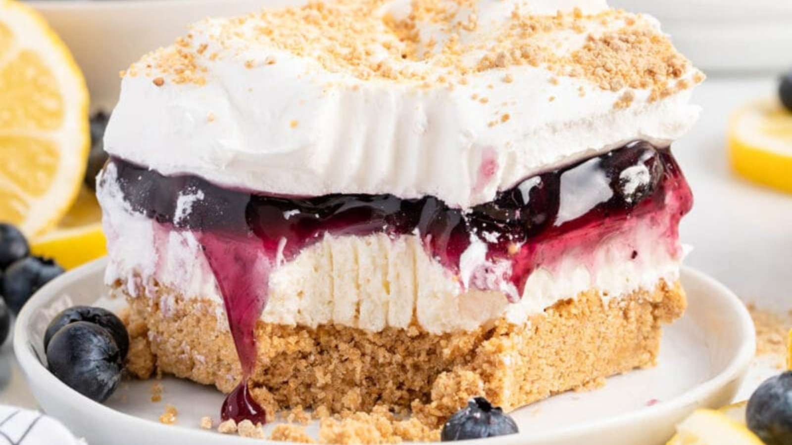 Lemon Blueberry Dessert recipe by Princess Pinky Girl.