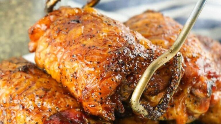 Smoked Chicken Thighs recipe by Princess Pinky Girl.
