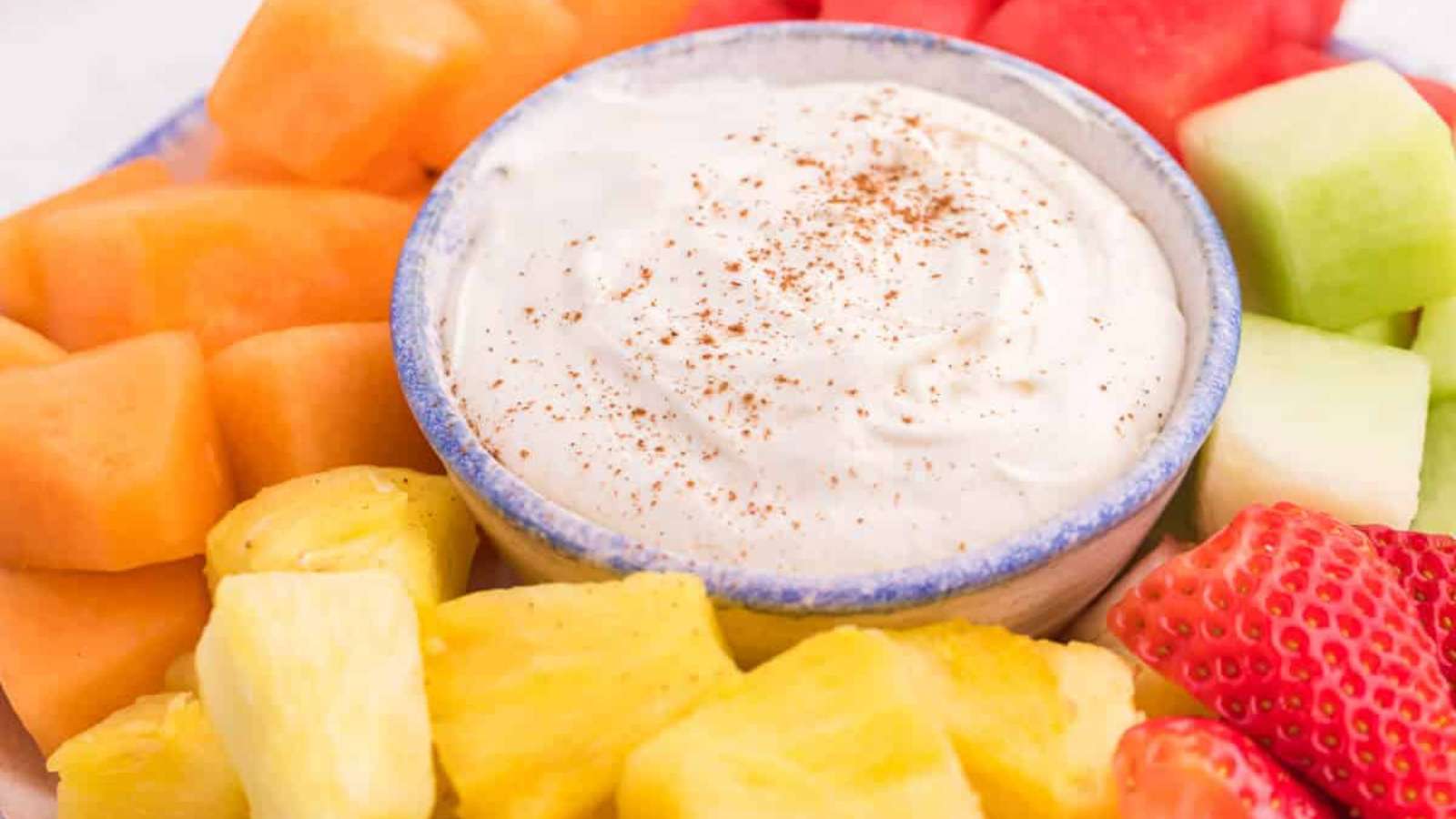 Cinnamon Cream Cheese Dip recipe by Simply Stacie.