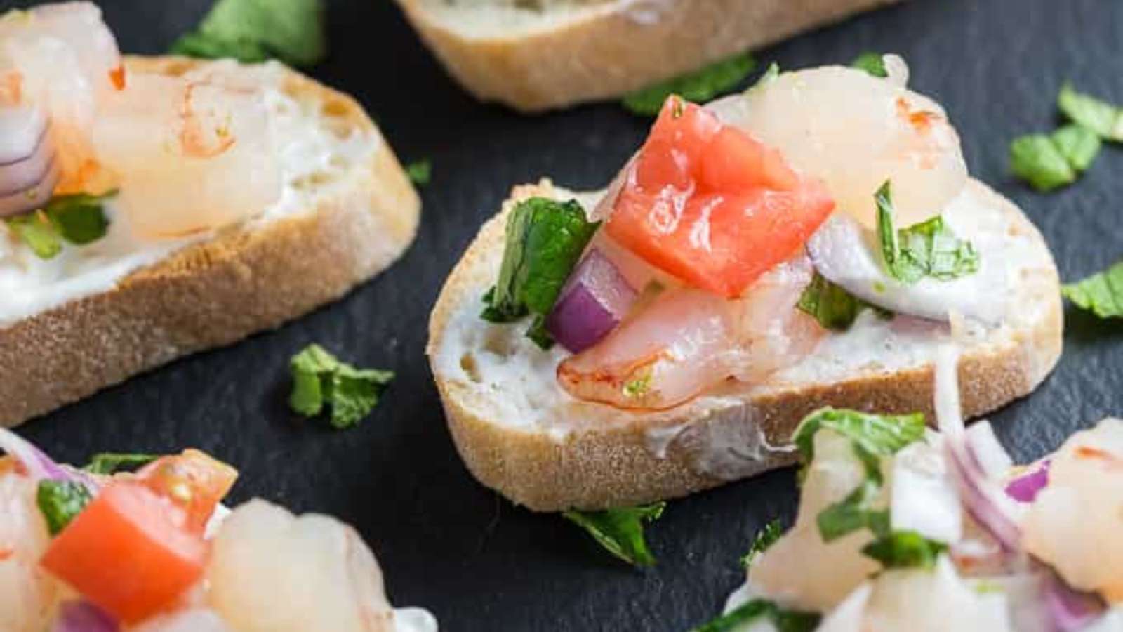 Zesty Shrimp Flatbread recipe by Simply Stacie.