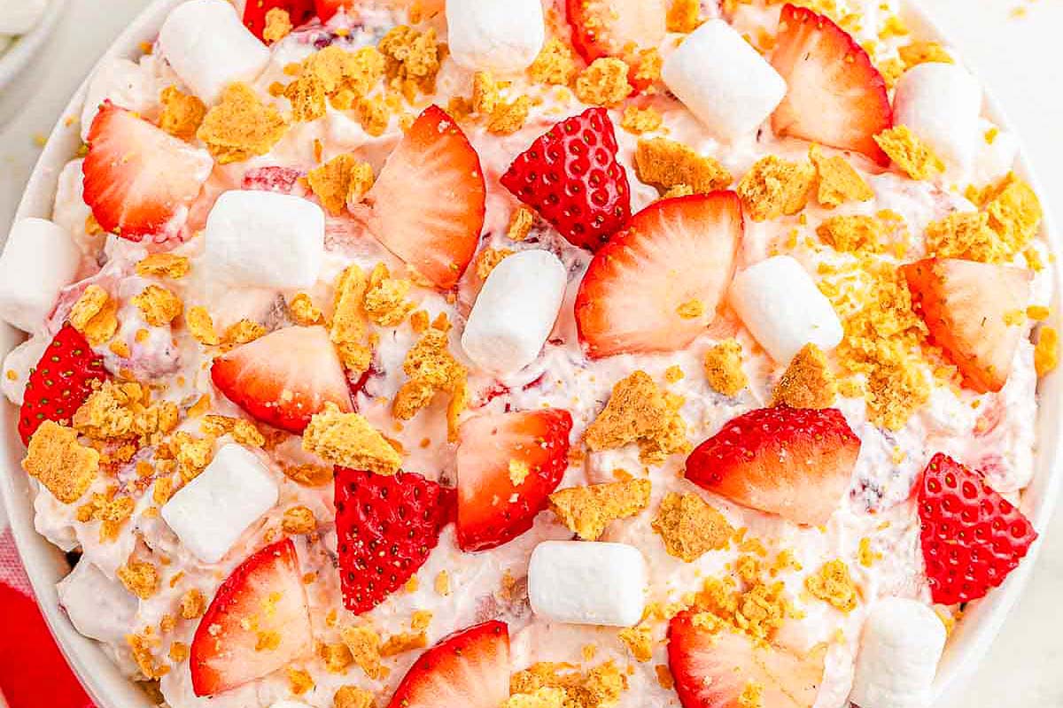 Strawberry Fluff Salad.