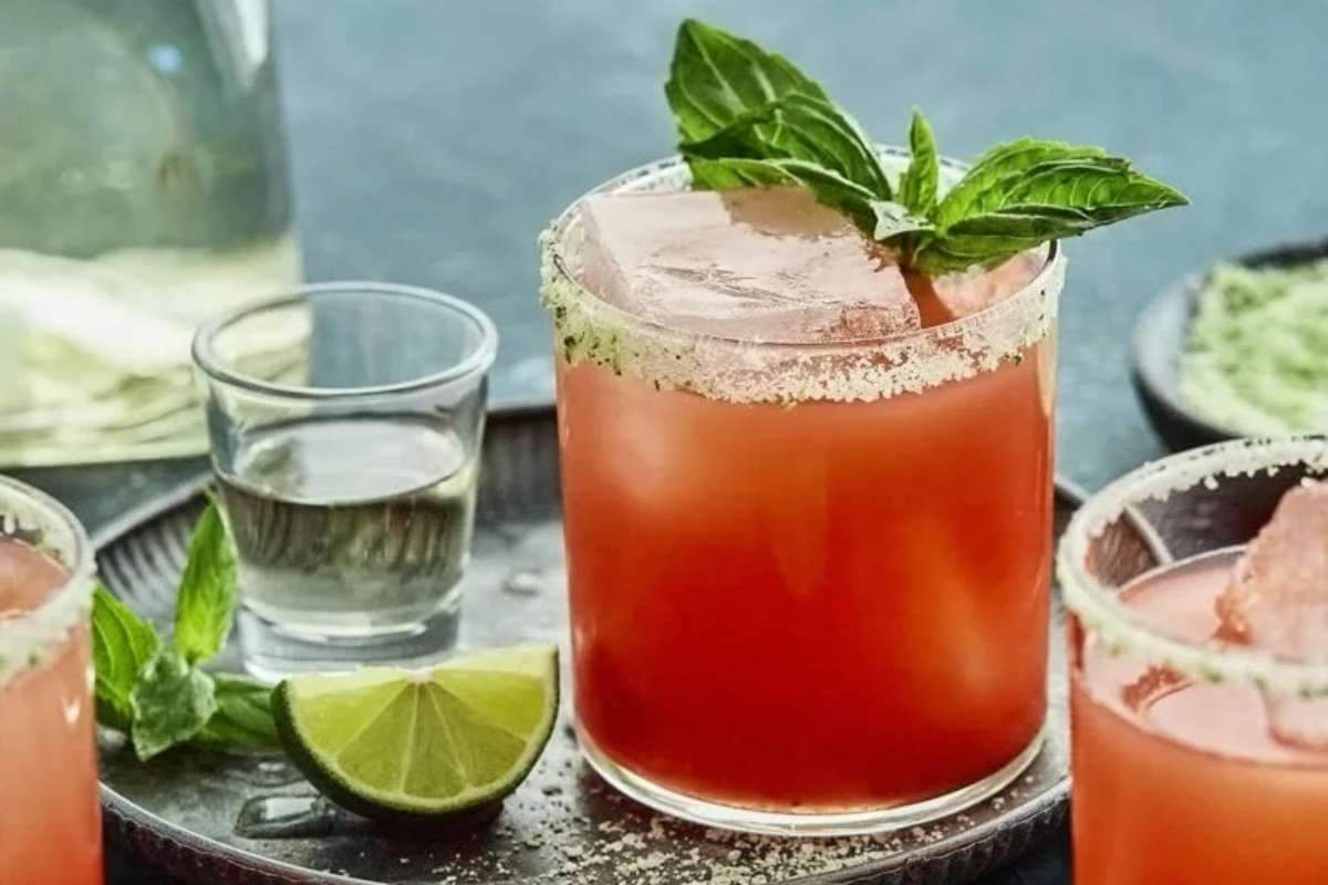 Strawberry Basil Margarita.