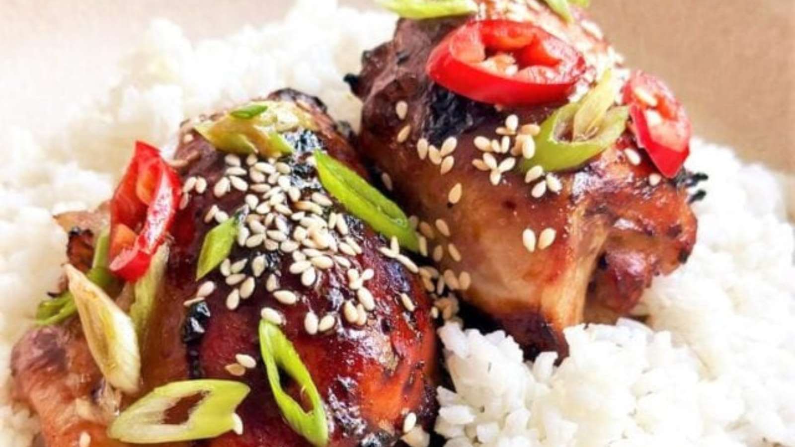 Easy Miso Chicken Thighs recipe by The Family Food Kitchen.