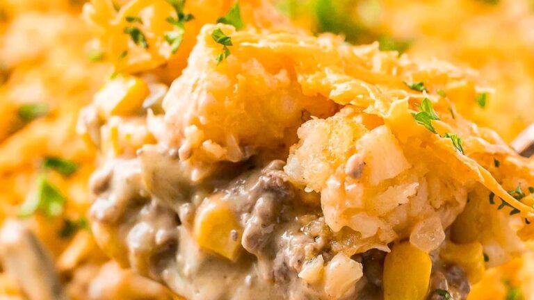 Tater Tot Hotdish.