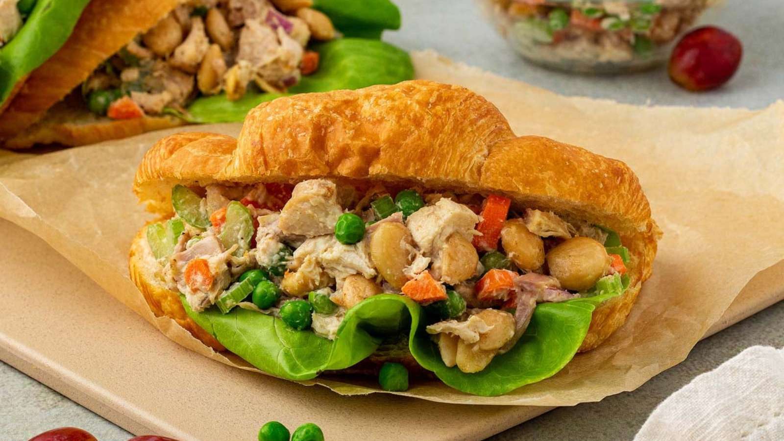 Rotisserie Chicken Salad Sandwich recipe by xoxoBella.