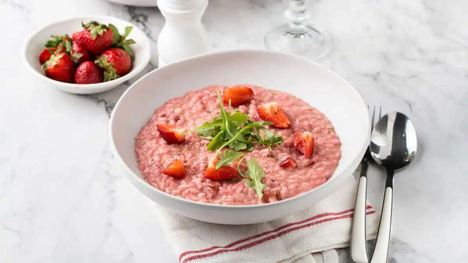 Strawberry Risotto recipe by Chef's Pencil.