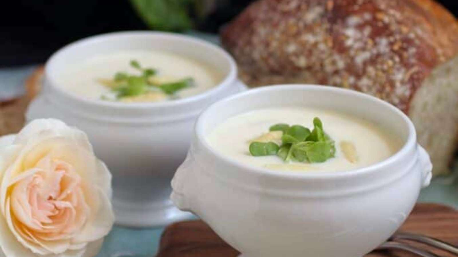 Asparagus Soup recipe by Christina’s Cucina.