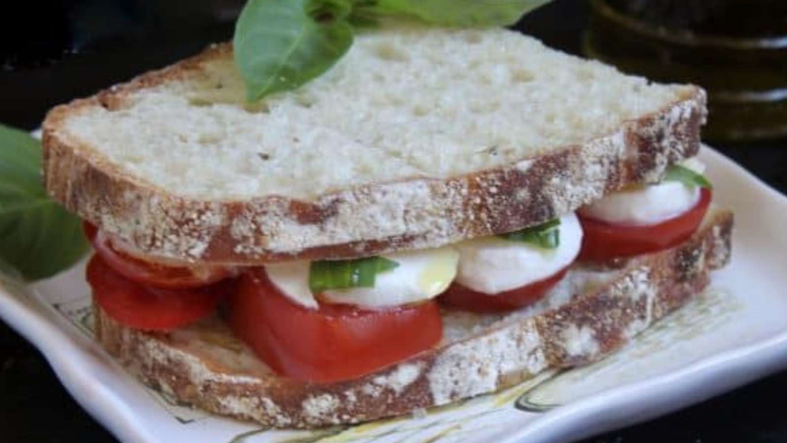 Caprese Sandwich recipe by Christina’s Cucina.