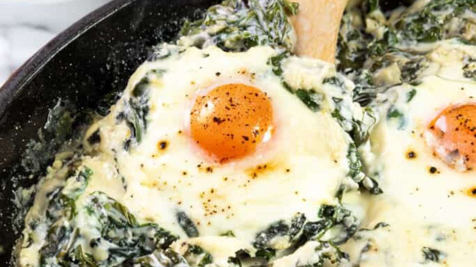 Baked Eggs Florentine recipe by Erren’s Kitchen.