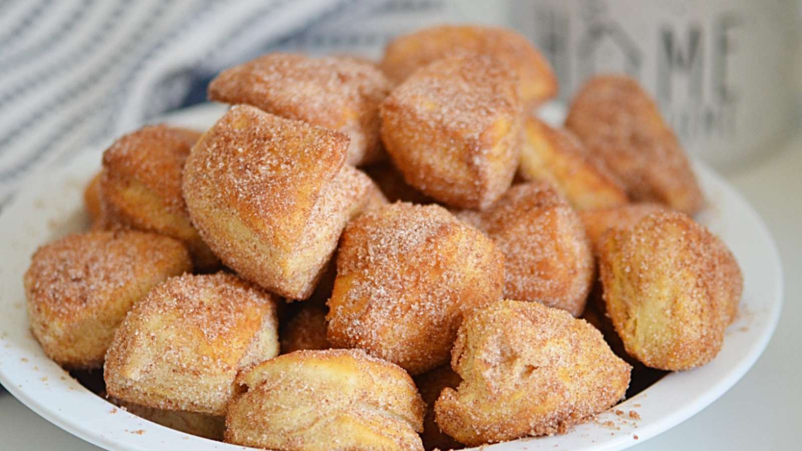 Air Fryer Donut Holes recipe by Finding Zest.