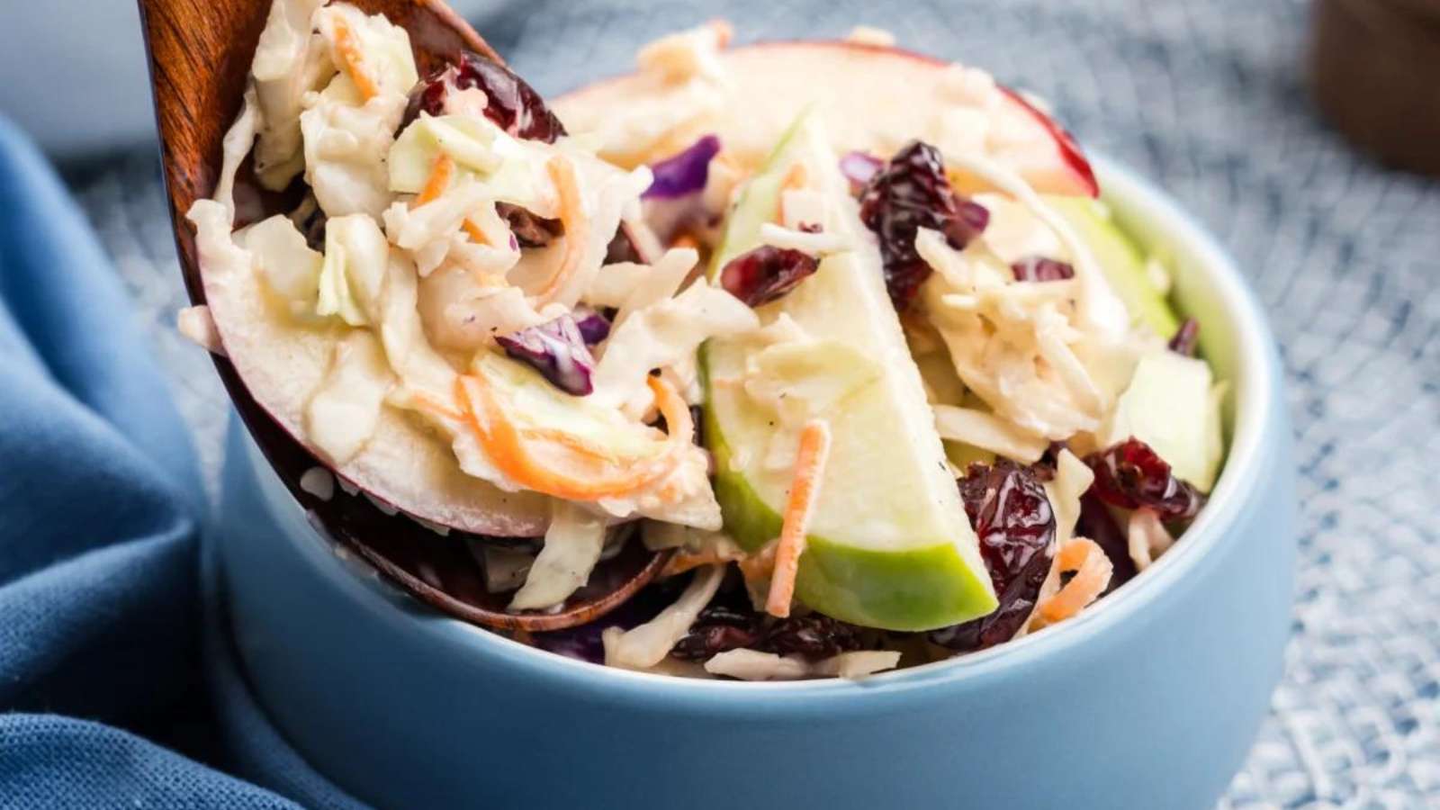 Cranberry Apple Coleslaw recipe by Kitchen Divas.