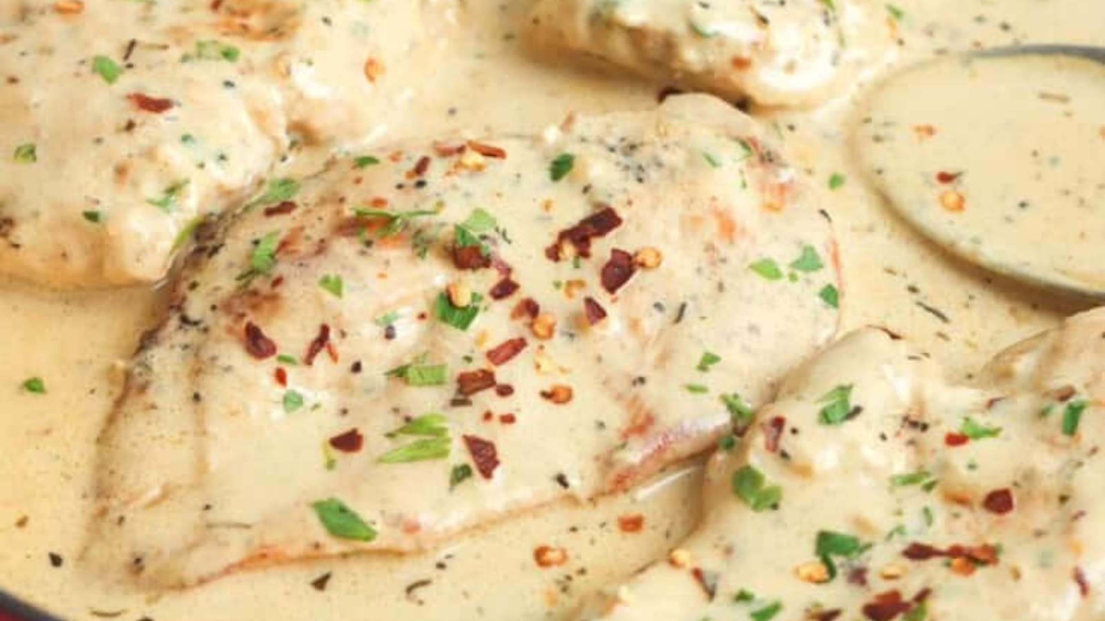 Easy Cream Cheese Chicken recipe by Little Sunny Kitchen.
