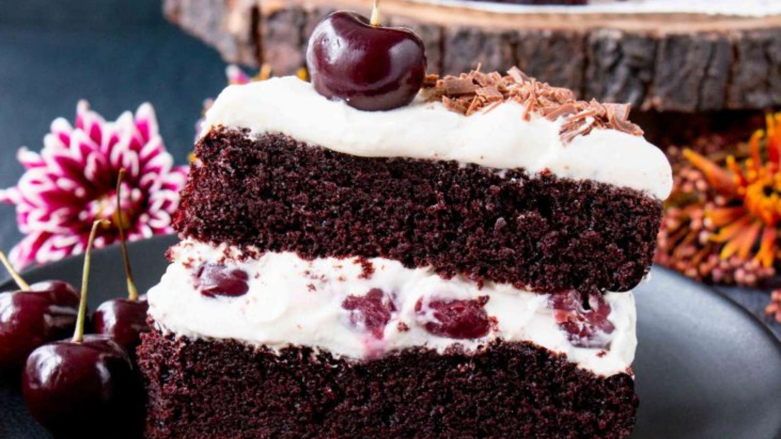 Homemade Black Forest Cake recipe by Little Sweet Baker.