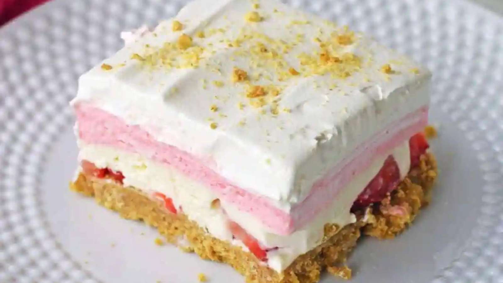 No-Bake Strawberry Delight recipe by Maria’s Mixing Bowl.