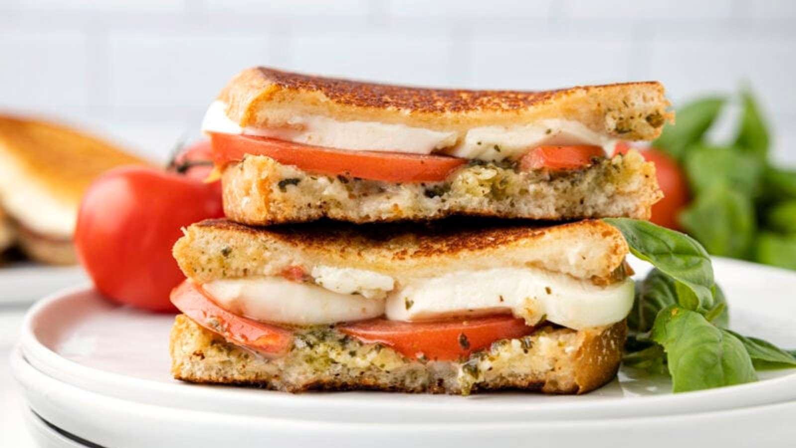 Caprese Grilled Cheese recipe by Princess Pinky Girl.