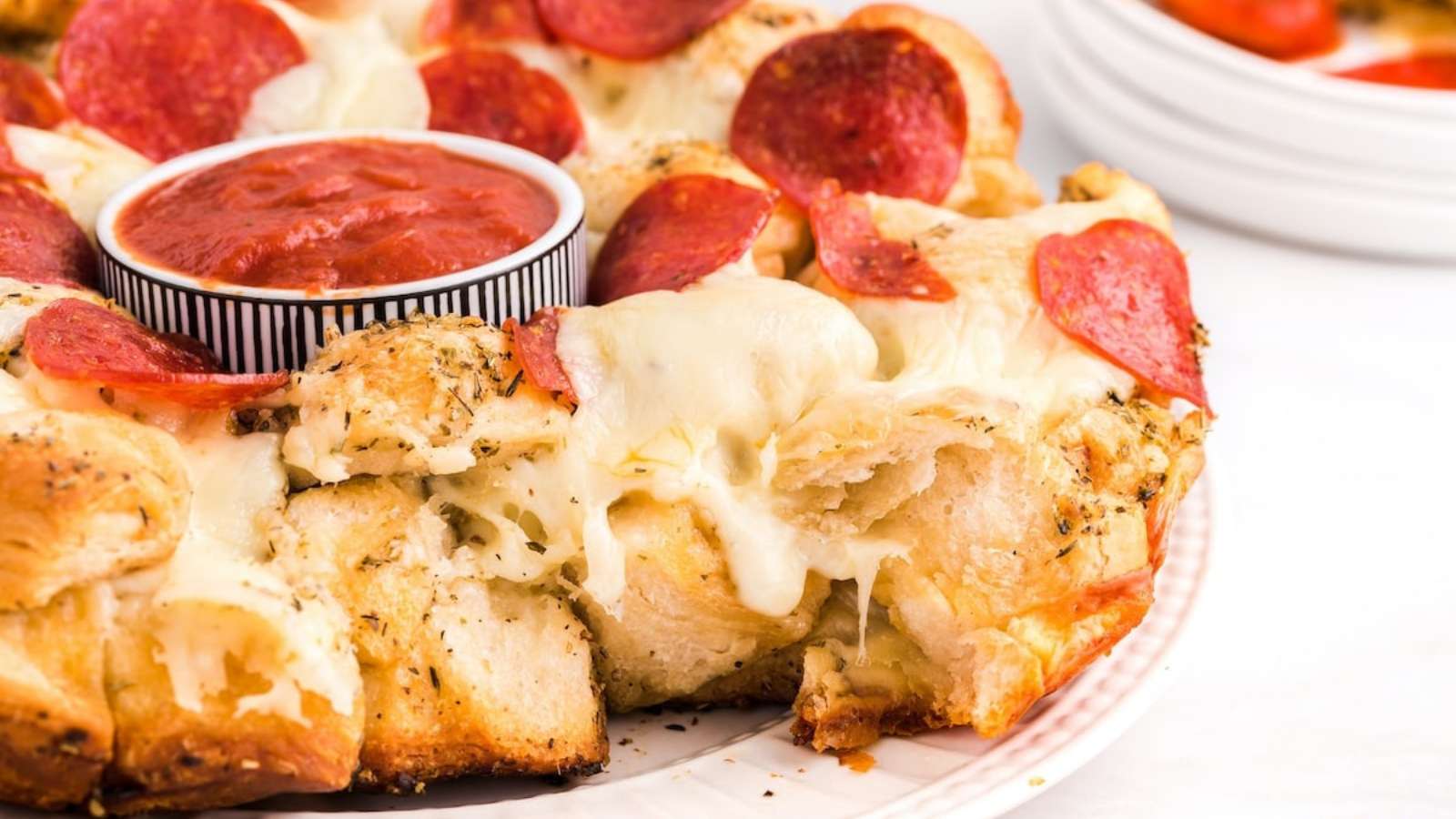 Pull-Apart Pizza Bread recipe by Princess Pinky Girl.
