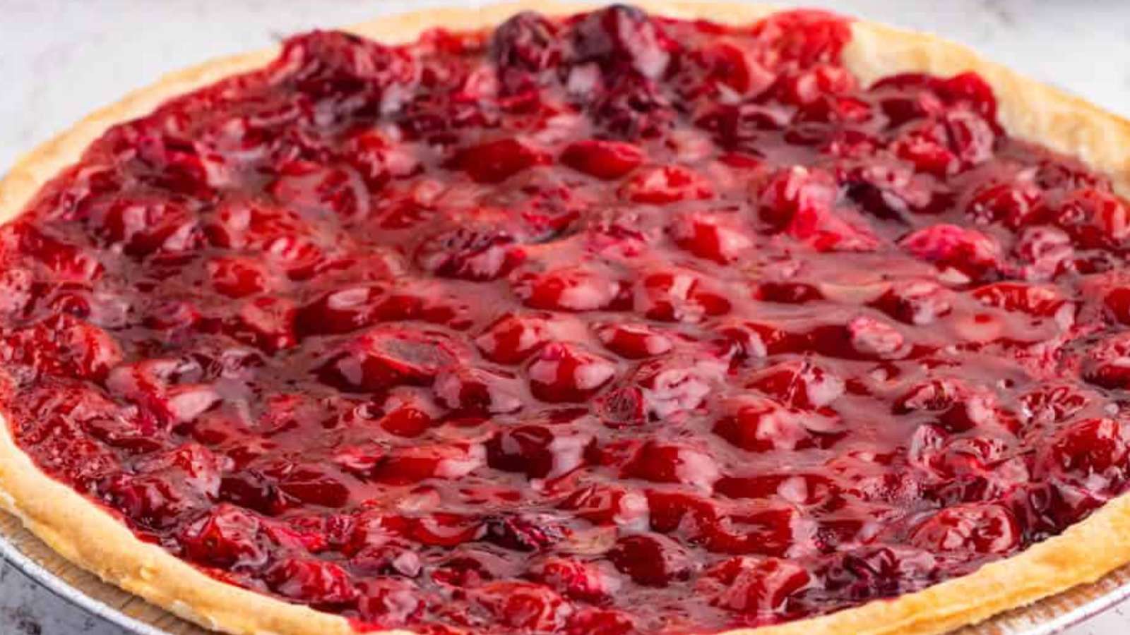 Cherry Cranberry Pie recipe by Simply Stacie.