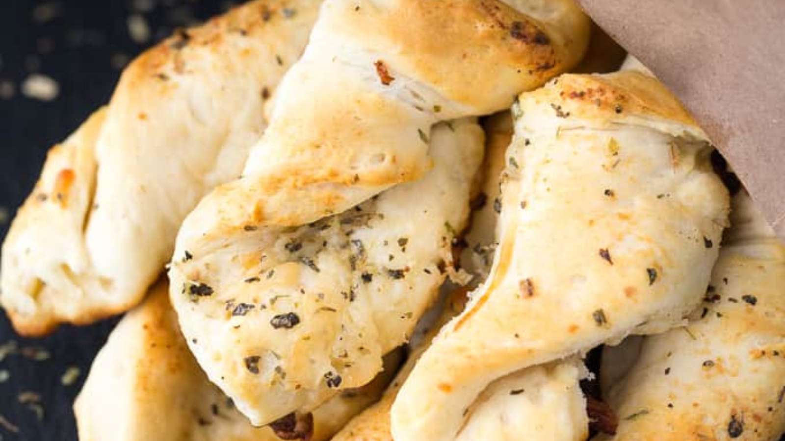 Easy Garlic Twists recipe by Simply Stacie.