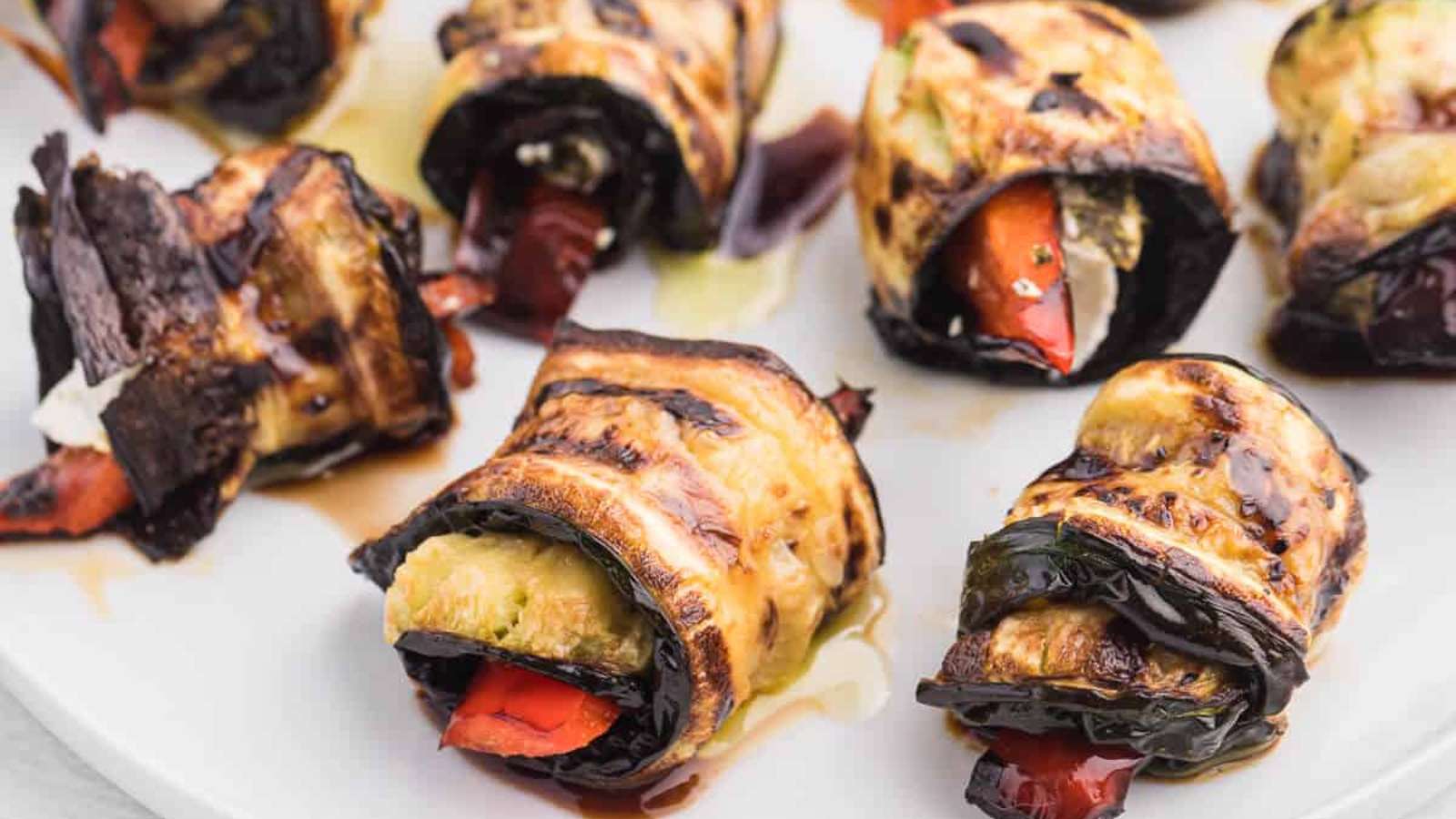 Grilled Zucchini Roll-Ups recipe by Simply Stacie.