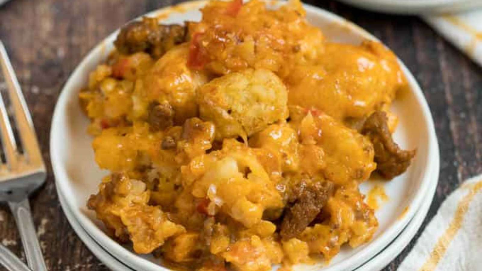 Mexican Tater Tot Casserole recipe by Simply Stacie.