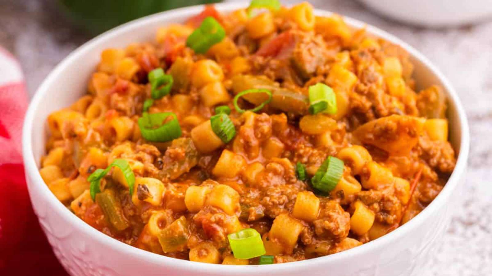 One-Pot Unstuffed Pepper Pasta recipe by Simply Stacie.