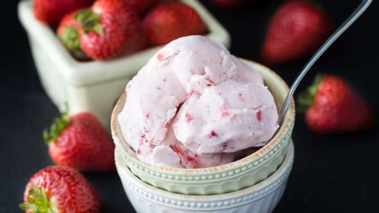 Strawberry Ice Cream recipe by Simply Stacie.