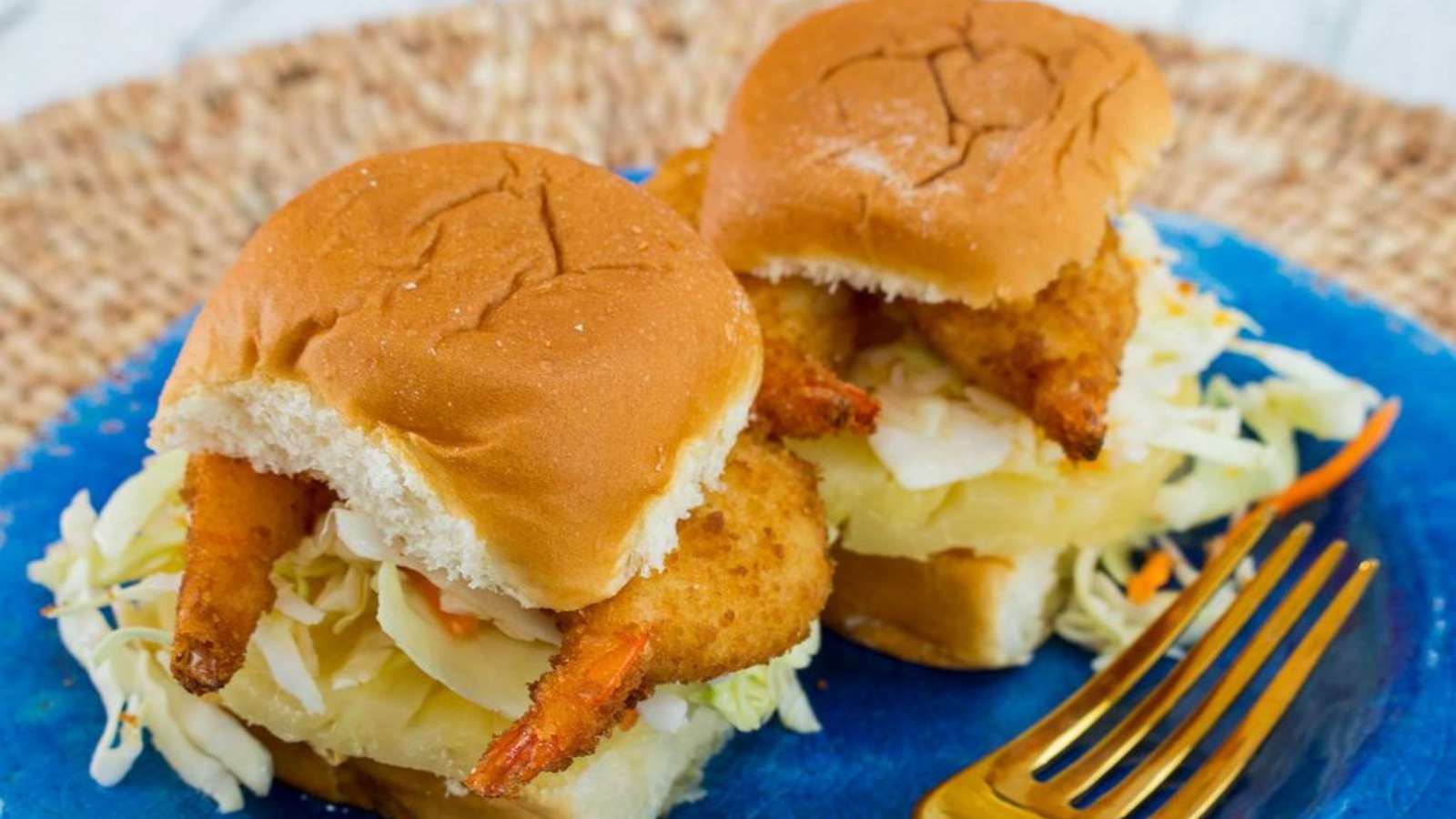Coconut Shrimp Sliders recipe by Smart Fun DIY.