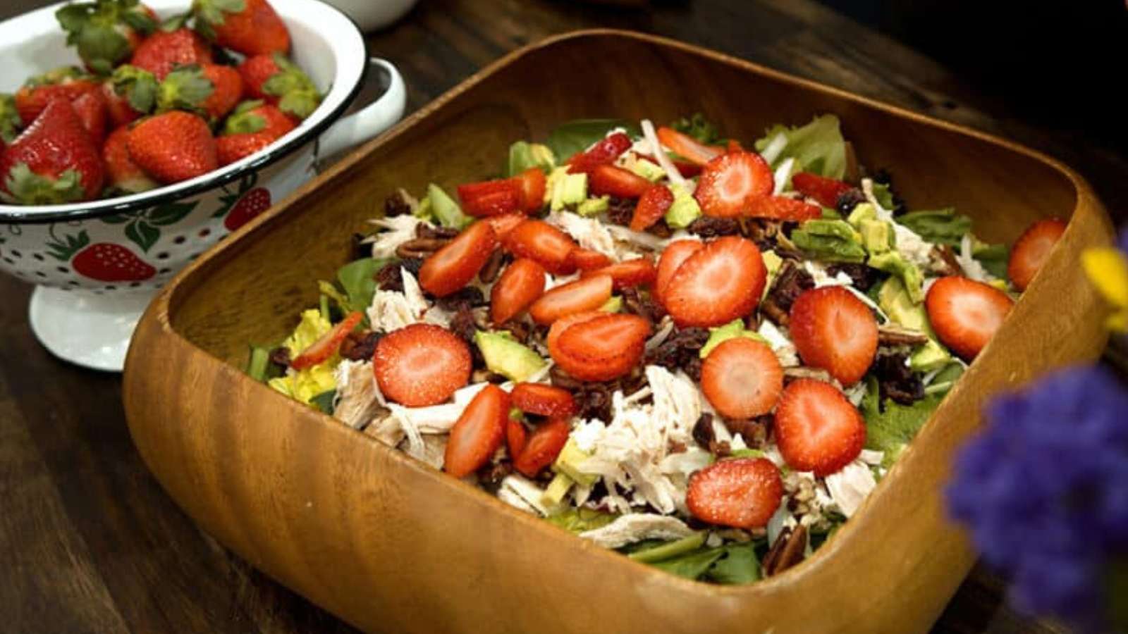 Strawberry Chicken Salad recipe by Sunday Supper Movement.