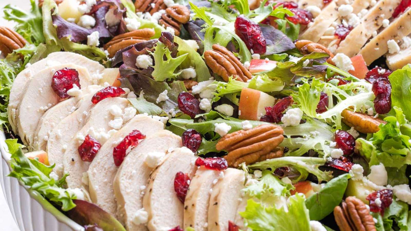 Pecan Chicken Salad recipe by Two Healthy Kitchens.